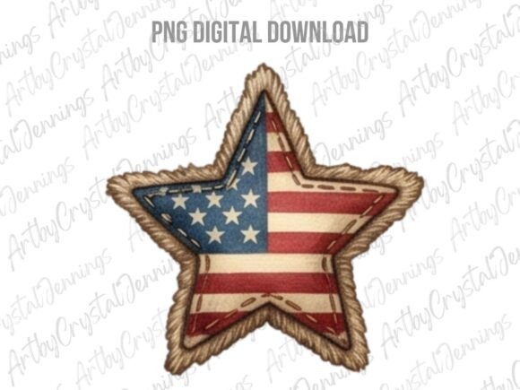 Download Patriotic Americana Star Clipart PNG - Premium Resources
