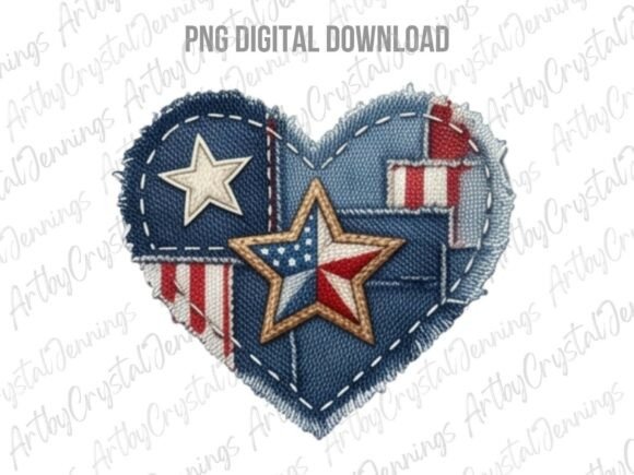 Download American Patriotic Americana Heart PNG - Premium Resources