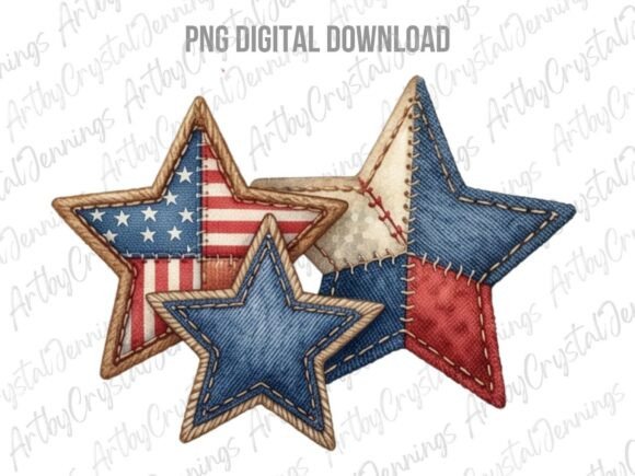 Download Patriotic Americana Star Clipart PNG - Premium Resources
