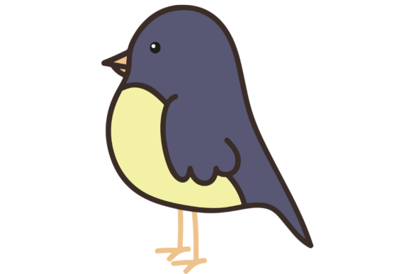 Download Cute Bird Illustration PNG/SVG - Bird illustration png Collection